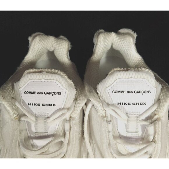 Comme des Garcons x Nike Shox TL Sneakers Size 38 US 7 White - Picture 4 of 9